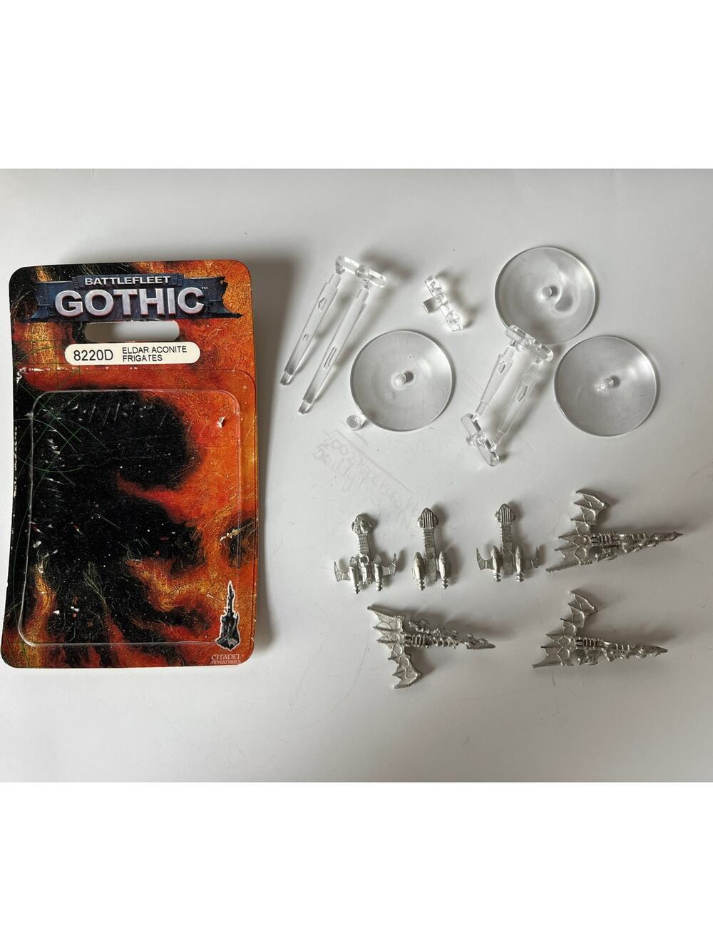 Games Workshop Battlefleet Gothic Eldar Aconite Frigates New-open blister pack